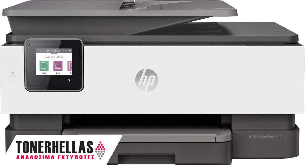 HP OfficeJet Pro 8023 AiO Έγχρωμο Πολυμηχάνημα Inkjet με WiFi και Mobile Print